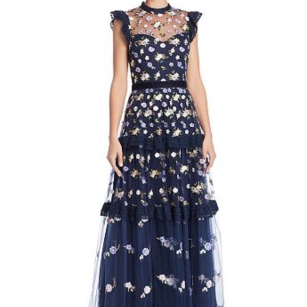 Bloomingdales Aqua Brand - Blue Maxi Dress